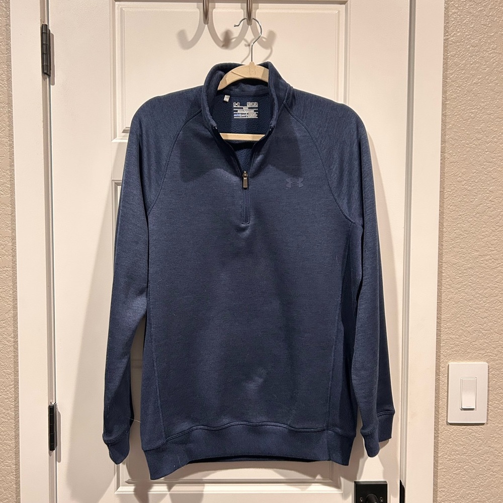 Under Armour Men's Zip Up Sweater in Navy